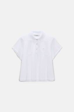 NEW DOROTHEE SCHUMACHER women's sporty romance shirt in pure white